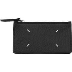 Maison Margiela Four Stitch Zip Card Holder - Black