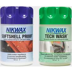 Nikwax tech wash Nikwax Tech Wash/Softshell Proof Twin Pack Mini 120P06