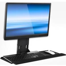 Height adjustable monitor wall mount and Keyboard Wall Mount, Standing