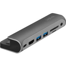 Desktopcomputer Dockingstations LogiLink UA0385 USB-C Dockingstation