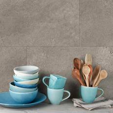 Platten Grosfillex Kunststoffpaneel Wall Grey Slate 600 x 300 x 5 mm Grau
