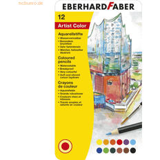 Akvarellkritor Faber-Castell Eberhard Faber Akvarellkritor (12st)