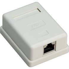 Rj45 stik cat6 Goobay Pro 1-port RJ45 surface installation