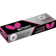 Bordtennis Butterfly Bordtennisbolde Hvid 12 Stk