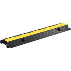 Cable Conduits vidaXL Cable Protector Ramp Rubber 1 Channel 100 cm n/a