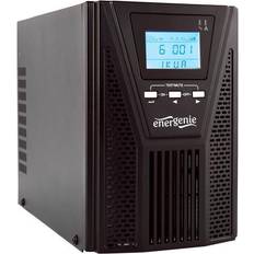 Gembird ENERGENIE EG-UPSO-1000 online UPS 1000VA 1x Schuko 3x IEC LCD display black colour