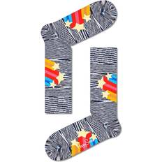 Happy Socks Shooting Stars Sock - Grey