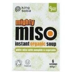 King Soba Instant Miso suppe Græskar Grøntsager