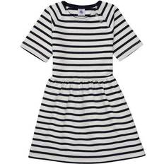 Petit Bateau Girl's Striped Short-Sleeved Cotton Dress