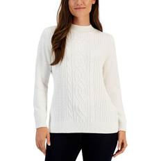 Karen Scott Women's Cable-Knit Sweater