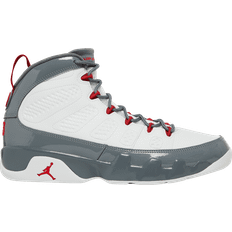 Men - Performance Fabric Sneakers NIKE Air Jordan 9 Retro M - White/Fire Red/Cool Grey