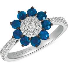 Sapphire Rings Le Vian Ring - White/Diamonds/Blue