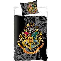 Licens Harry Potter sengetøj Tæppe Sort, Guld (200x140cm)