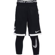 Kids nike pro leggings Nike Youth Pro Warm Dri-FIT Tights - Black/Black/White
