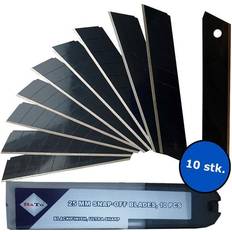 Knivblade 25mm Bato Knivblade bræk-af stk. pk Black ultra skarp. Hobbykniv