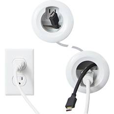 Best Cable Management Sanus In-Wall Cable Management Kit White