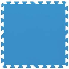 Bodentücher Bestway PE Poolmatten Schutzboden 9er Pack 50 x 50 cm Blau