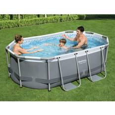 Bestway 305cm Bestway Piscine hors sol Power Steel Ovale 305x200x84 cm