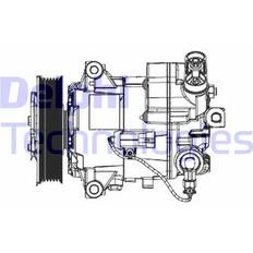 Opel Kompressor klimatanläggning TSP0155948