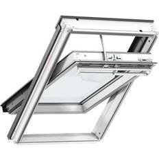 Velux windows mk06 Velux INTEGRA White Painted Roof Aluminium, Timber Roof Window Triple-Pane