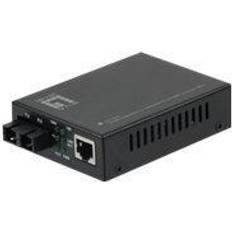 LevelOne GVT-2001 RJ45 to SC Gigabit Media Converter Multi-Mode Fiber 850nm 550m
