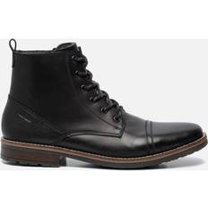 44 - Herr Ankelboots Rieker 33205-00 Brain Cap Leather Mens Boots