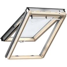 Velux GPL SK06 3070 Manuale L 114 x H 118 cm Marrone E Grigio Antracite Alluminio, Legno Finestra da Tetto Triplo vetro