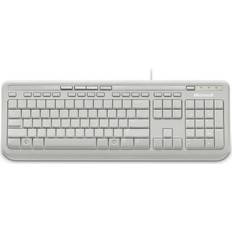 Microsoft White Keyboards Microsoft Keyboard 600 White QWERTY