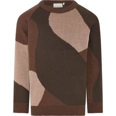 Braun Strickpullover En Fant Stickad Tröja Chestnut