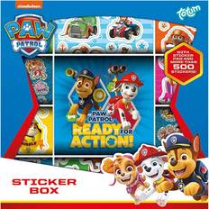 1000 klistermärken Paw Patrol Stickers Box Of 12 Rolls, More Than 1000 Stickers, Including Scrapbook And Drawing Booklet Totum Sticker Set