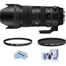 Camera Lenses Sigma 70-200mm f/2.8 DG HSM TP Zoom Lens F/Nikon W/Hoya 82mm UV/CPL