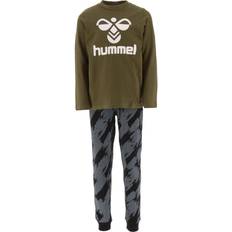 Groen Nacht kledingstukken Hummel Baby Pyjama Nolan - Noir