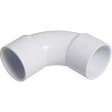 Sewer Pipes FloPlast FloPlast White Solvent weld 87.5Â° Waste pipe Bend (Dia)40mm