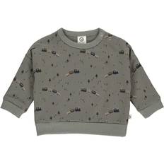 9-12M Sweatshirts Müsli Train Sweatshirt, Basil
