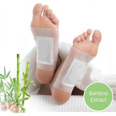 Fodbadsbehandlinger InnovaGoods Detox Fod Plastre Bamboo 10 enheder