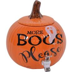 Orange Beverage Dispensers Mark Feldstein & Associates More Boos Please Pumpkin Beverage Dispenser 1.19gal