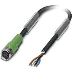 Electrical Cables Phoenix Contact Sac-4P-10,0-Pur/m 8Fs Sensor Cable, 4Pos, M8 Socket, 10M