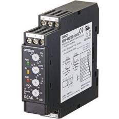 Omron Overvågningsrelæ 22,5 Mm Bred, Single Fase Over Eller Under Nuværende 0,1 Til 8aac Eller Dc, En Spdt