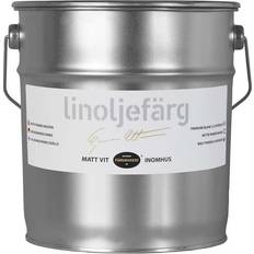 LINOLJEFÄRG MATT VIT 3L