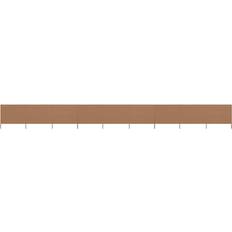 Læsejl havetilbehør vidaXL 9-panels læsejl 1200x80 stof gråbrun