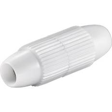 Goobay Koax kabel samler, skrue type, hvid plastik