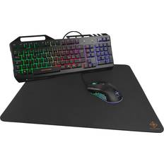 Gaming gear kit Deltaco 3-in-1 kit, Rainbow