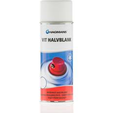 Hagmans Sprayfärg Målarfärg Hagmans Vit halvblank 400 Golvfärg, Metallfärg Vit 0.4L