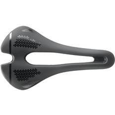 Selle San Marco Aspide Short Dynamic Racercykelsadel Krom-mangan Ram Mikrofiberfoder Högpresterande Anatomiskt Hål Storlek S3 Svart