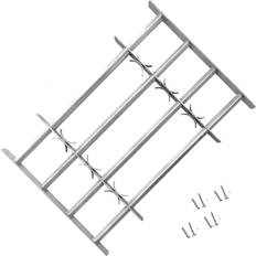 Justérbart sikkerhedsgitter til vinduer 2 stk. 1000-1500 mm