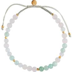 Jade Armbånd Stine A Lemonade Bracelet - Gold/Quartz/Jade