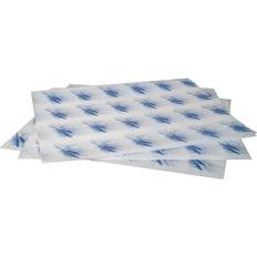 Blauw Cadeaupapieren Vetvrij hamburger papier blauw (1000 stuks) 1000 Blauw multisep/ Decoratief