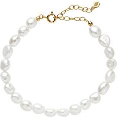 Izabel Camille Armbånd Izabel Camille Passion Bracelet - Gold/Pearl