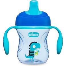 Blu Biberon e Stoviglie per Bambini Chicco Tazza Training Azzurro 6m