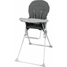 Chaises bébé BAMBISOL Chaise haute fixe avec tablette réglable en profondeu grise